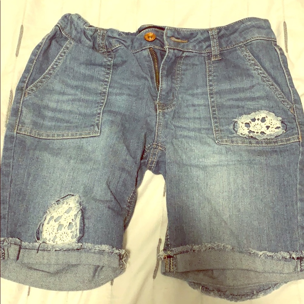 Girls jean shorts